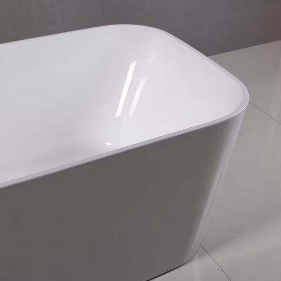 2021 Materiales ecológicos Borde estrecho Borde Nuevo diseño Bañera independiente